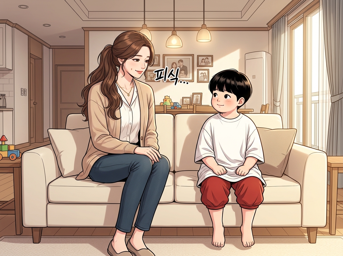 아이의 솔직함 23컷