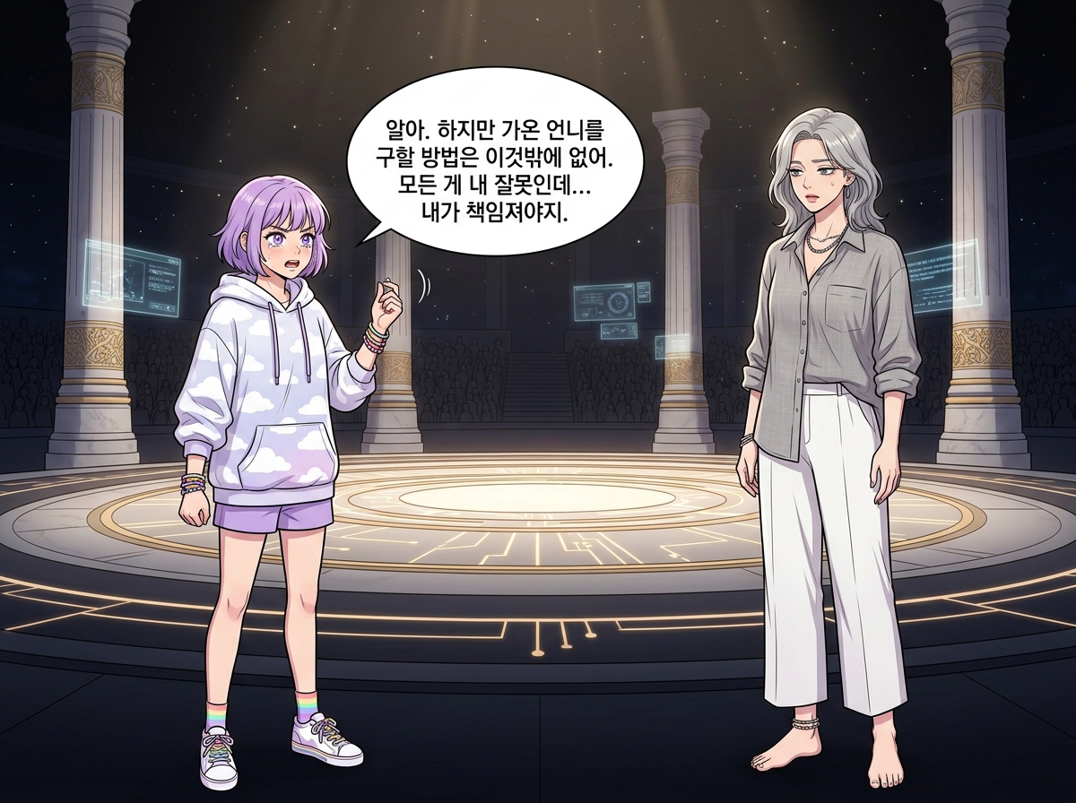 빛이 말하길, 비트가 내려왔다 13컷