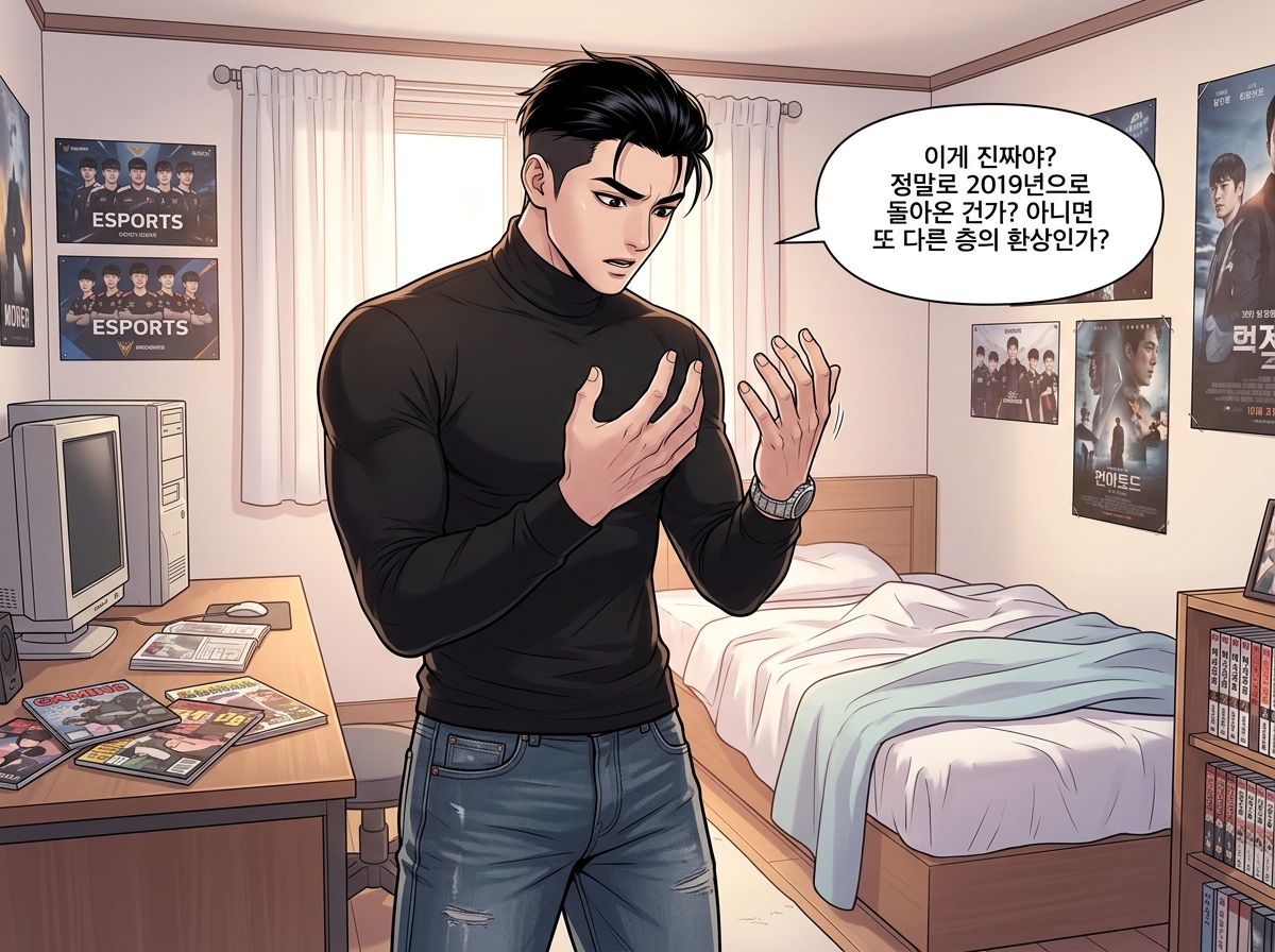거울 속 재회 6컷
