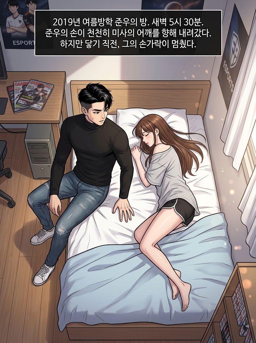 거울 속 재회 13컷