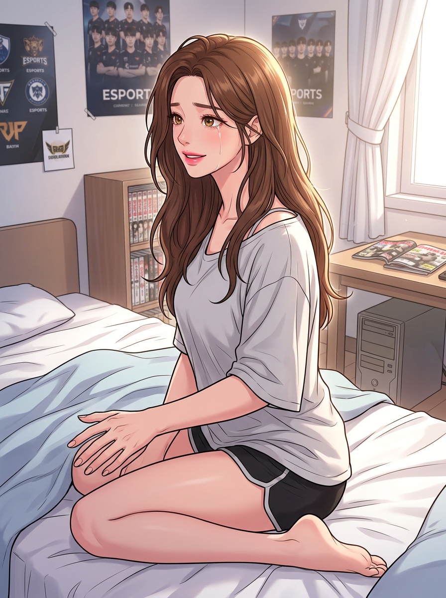 거울 속 재회 21컷