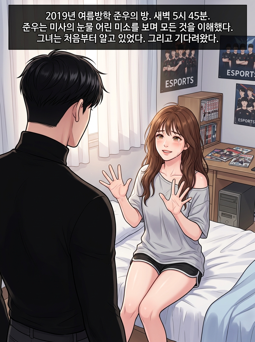 거울 속 재회 23컷