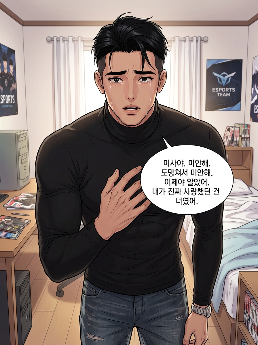 거울 속 재회 24컷