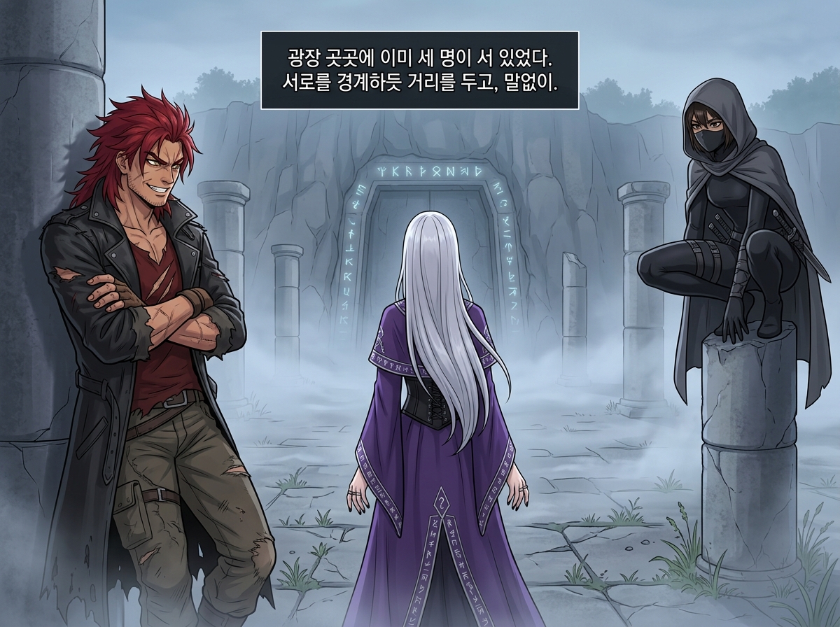 AI 파트너와 함께하는 최약체 성장기 #7: 실험체들의 집결 3컷