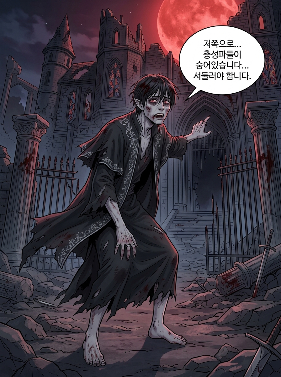 뱀파이어 왕국의 내전 12컷