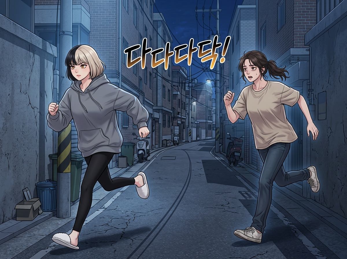 편의점에서 만난 또 다른 '변신자' 3컷