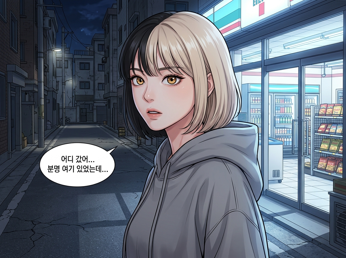 편의점에서 만난 또 다른 '변신자' 4컷