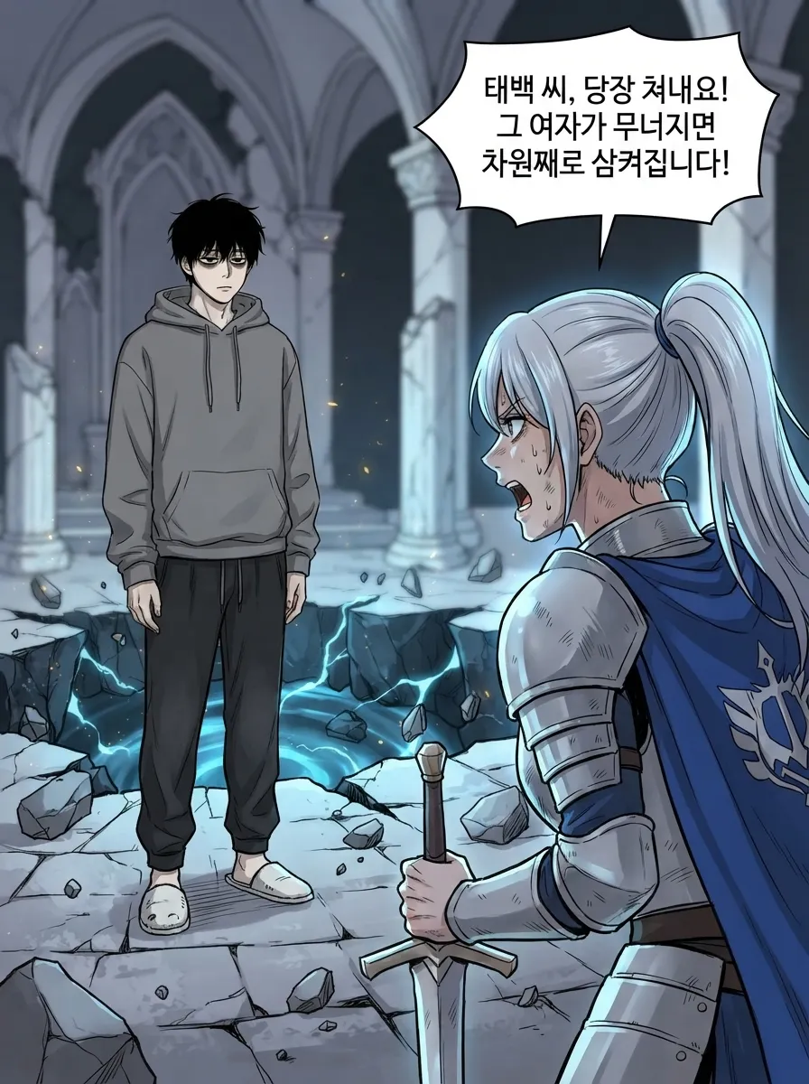 무너진 절대자, 구원의 선택 3컷