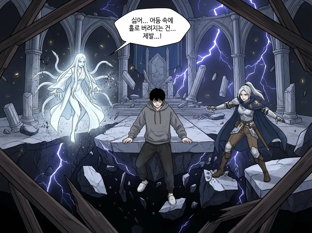 무너진 절대자, 구원의 선택 4컷