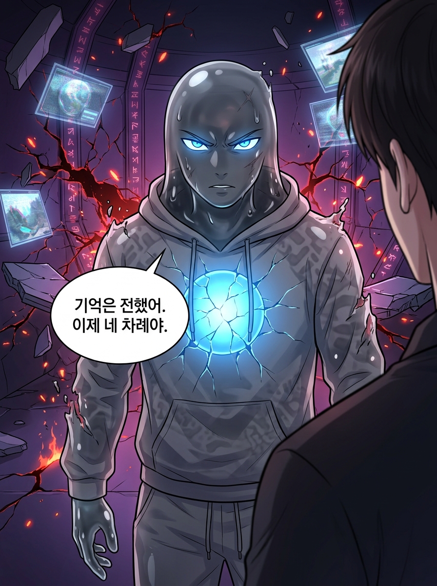 슬라임의 희생 3컷