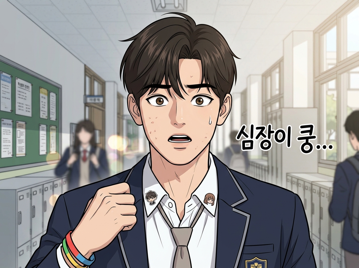 연애 시뮬레이션 현실판 4컷