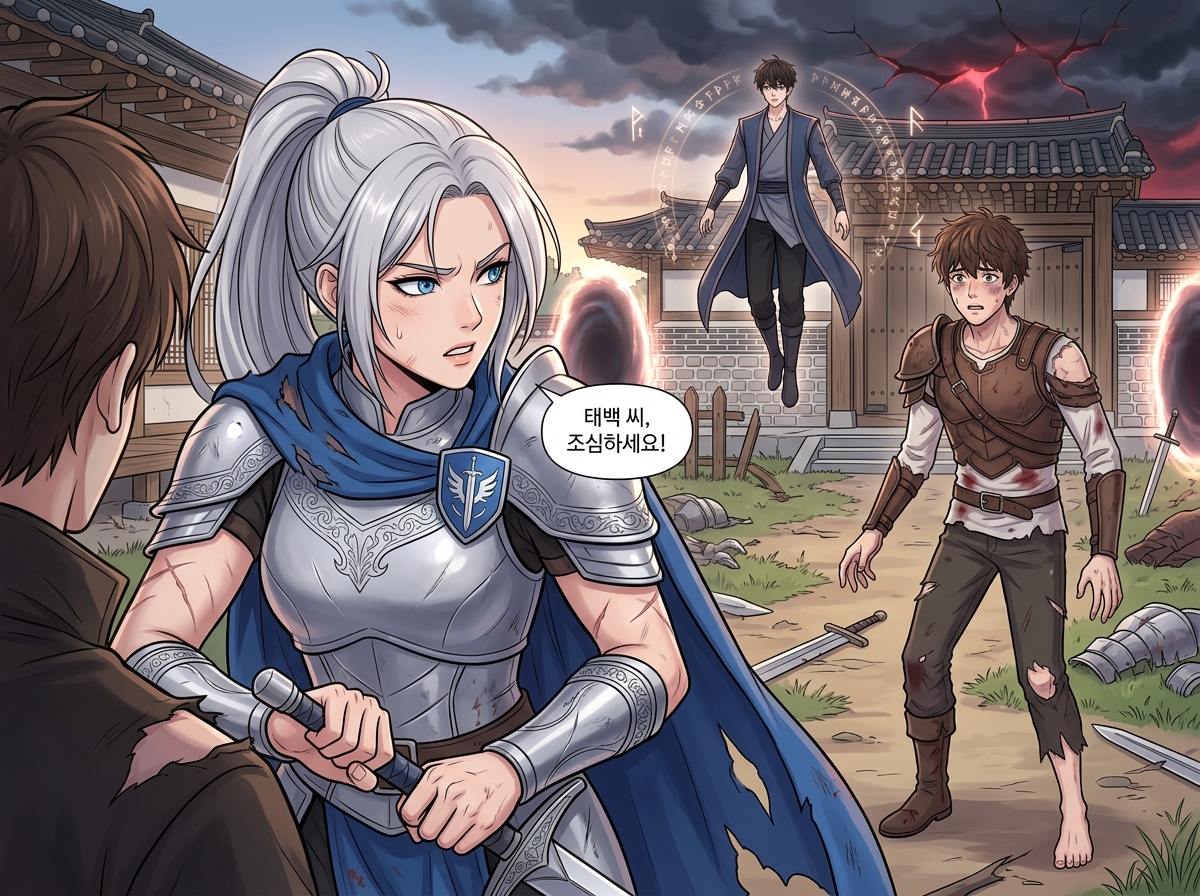 귀신이 된 스승의 경고 4컷